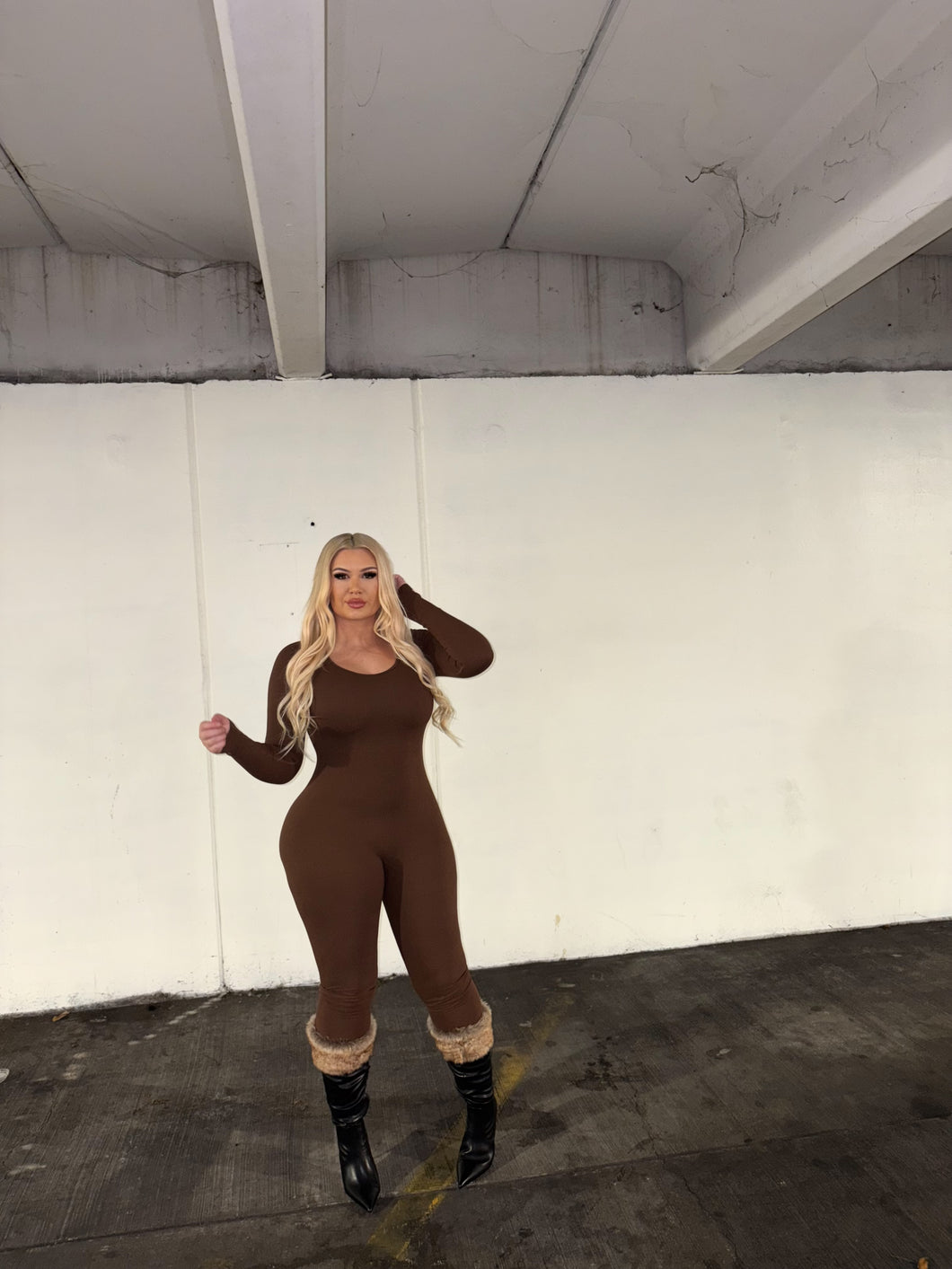 Honey Curve Backless Jumpsuit