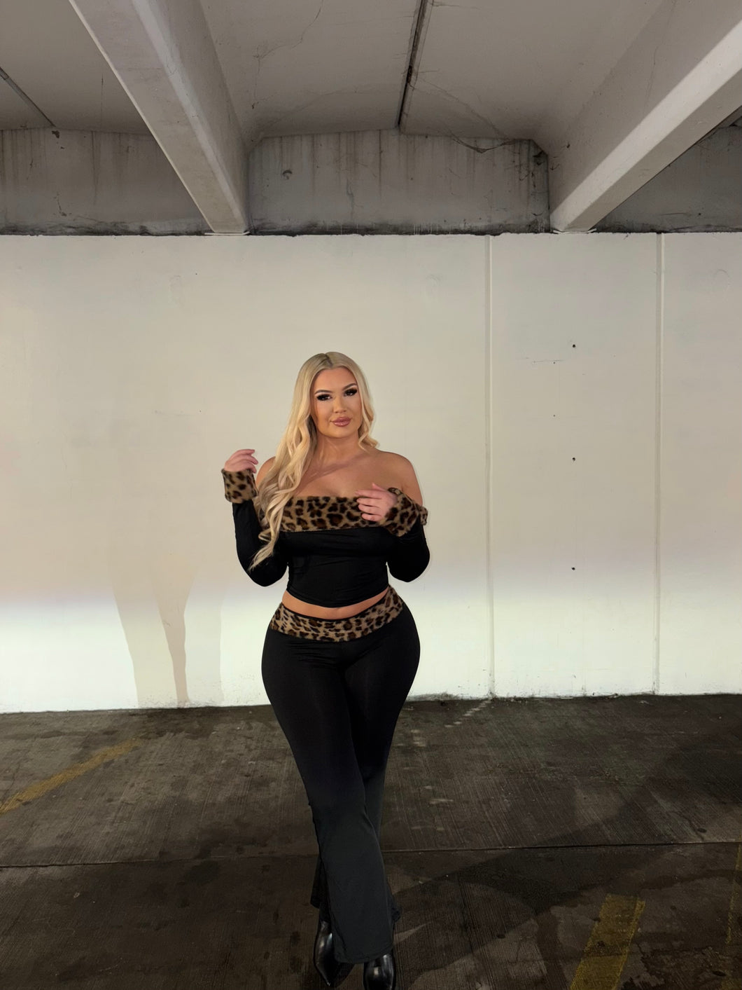 Leopard Luxe Fur Set