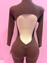 Load image into Gallery viewer, Cocoa Crush Open-Back Jumpsuit
