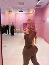 Load image into Gallery viewer, Cocoa Crush Open-Back Jumpsuit
